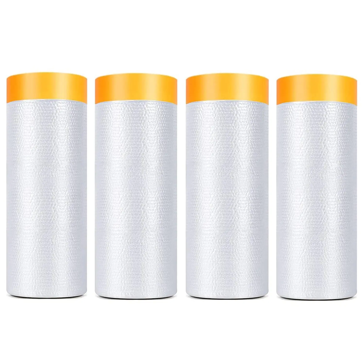 Painters Plastic With Tape, Pre-Taped Masking Film,